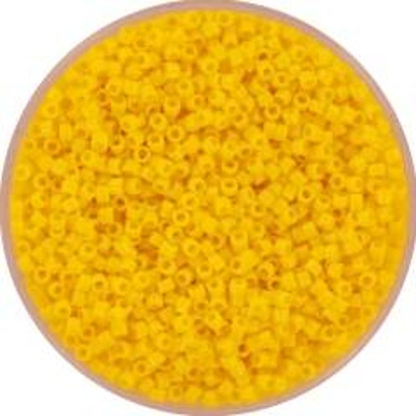 Miyuki Delica Beads 11/0 | DB-1132 Opaque Canary  | 5gr