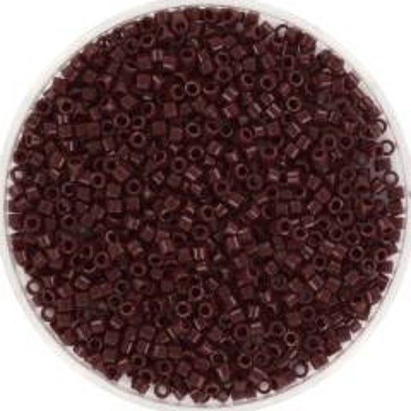 Miyuki Delica Beads 11/0 | DB-1134 Opaque Currant  | 5gr