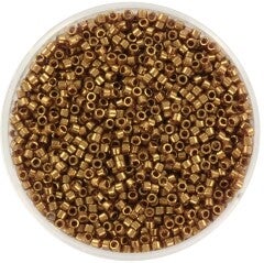 Miyuki Delica Beads 11/0 | DB-115 Gold Luster Dark Topaz  | 5gr