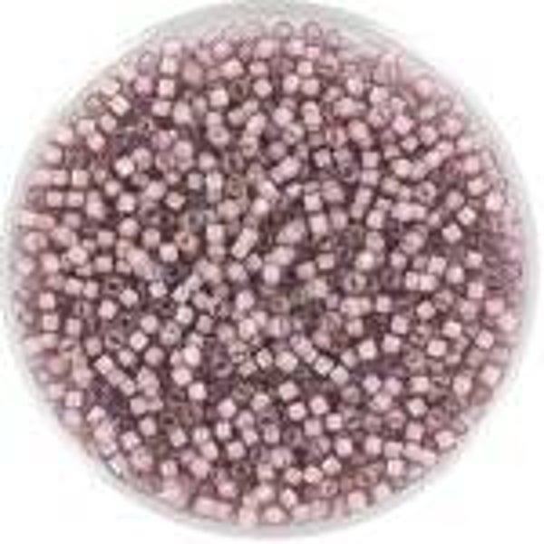 Miyuki Delica Beads 11/0 | DB-1791 White Lined Smokey Amethyst | 5gr