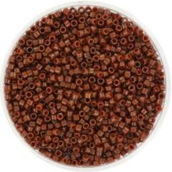 Miyuki Delica Beads 11/0 | DB-2142 Duracoat Opaque Dyed Cognac  | 5gr