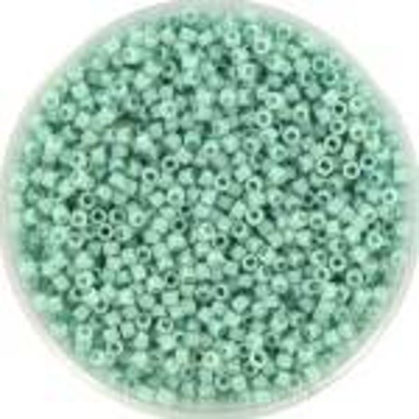 Miyuki Delica Beads 11/0 | DB-2356 Duracoat Opaque Dyed Mint Aqua  | 5gr