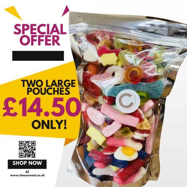 2 x Large Pouches