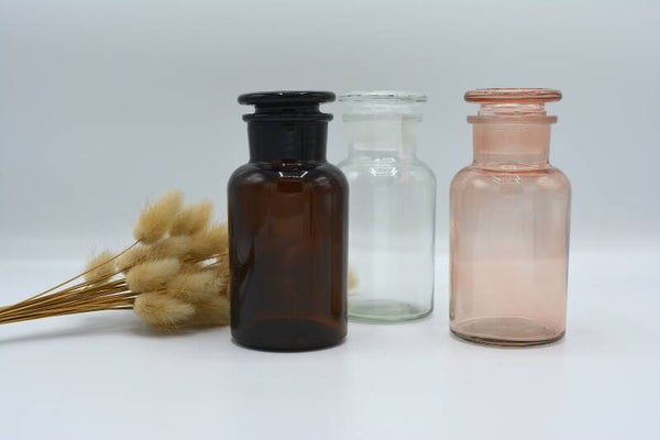 Apotheekflesje 250ml (meerdere kleuren)