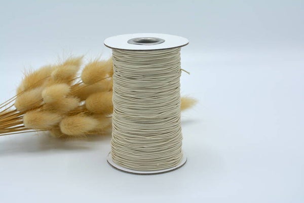 Elastisch touw (per m) - OFF WHITE