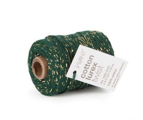 Glitterkoord (per m) - HUNTER