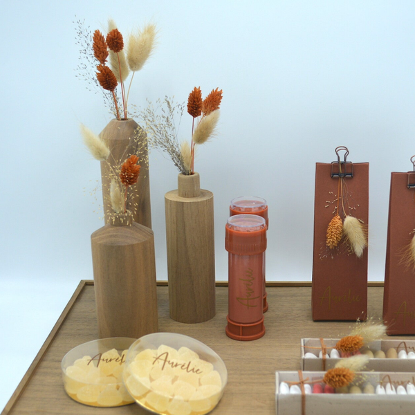 Vaasjes walnoot (set van 3st)