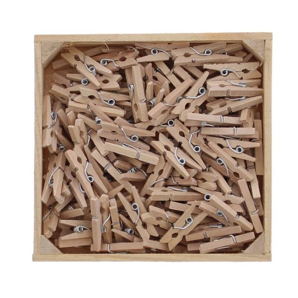Mini wasknijper - NATUREL