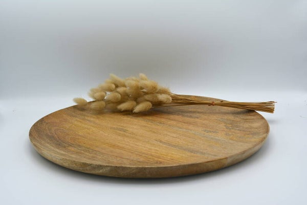 Ronde tray hout