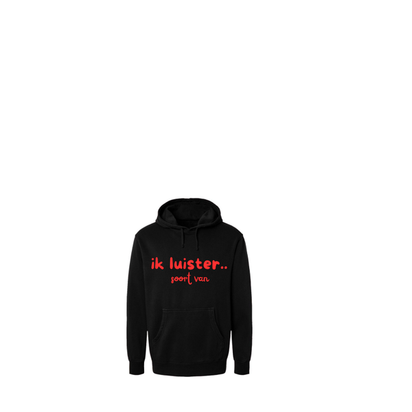 Geborduurde hoodie