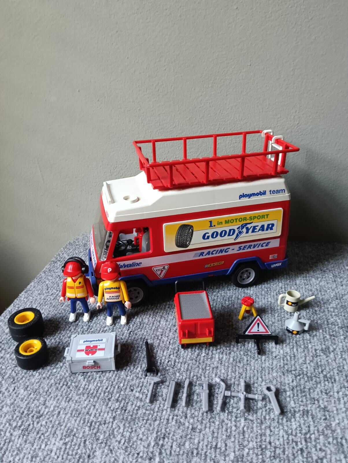 Playmobil race service wagen