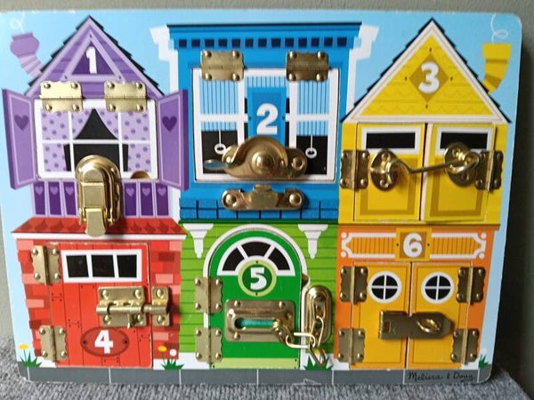 Houten slotenbord