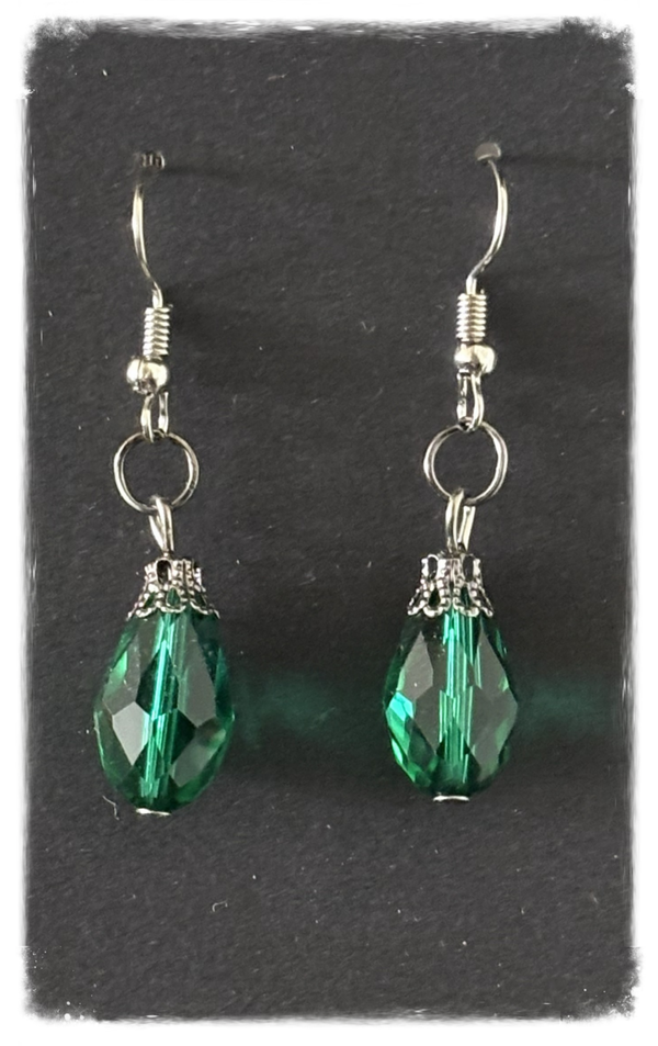 Emerald Drop Earrings
