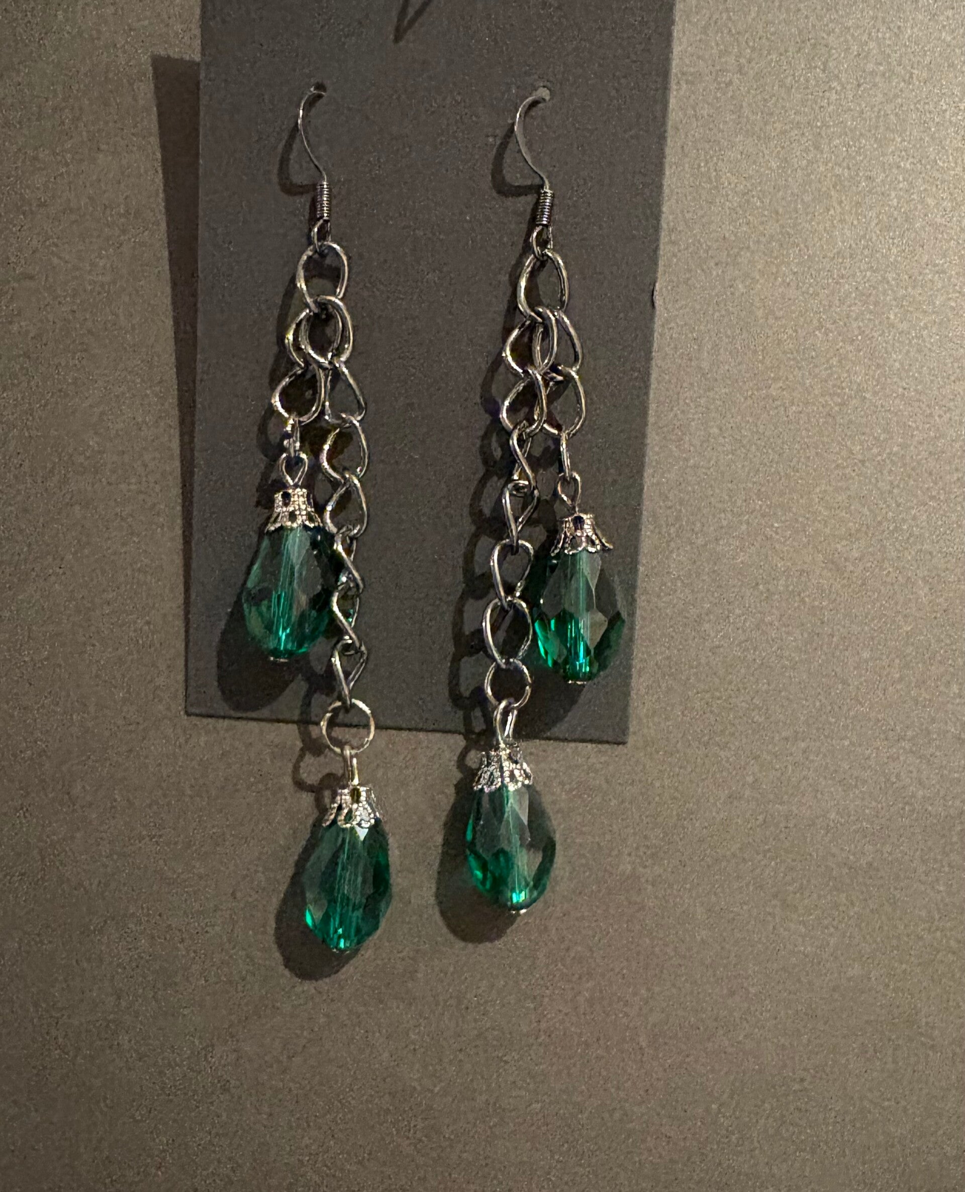 Emerald dangles