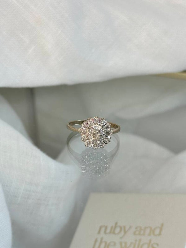 Alea | 9ct Diamond Cluster ring