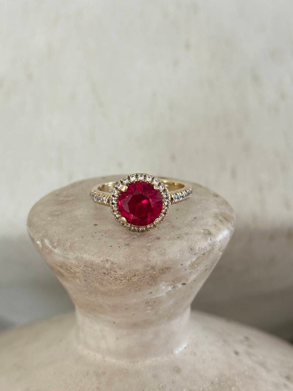 Chloé | 14ct Halo ring