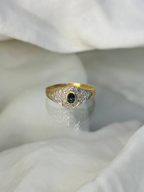 Juliette | 18ct Sapphire & Diamond ring