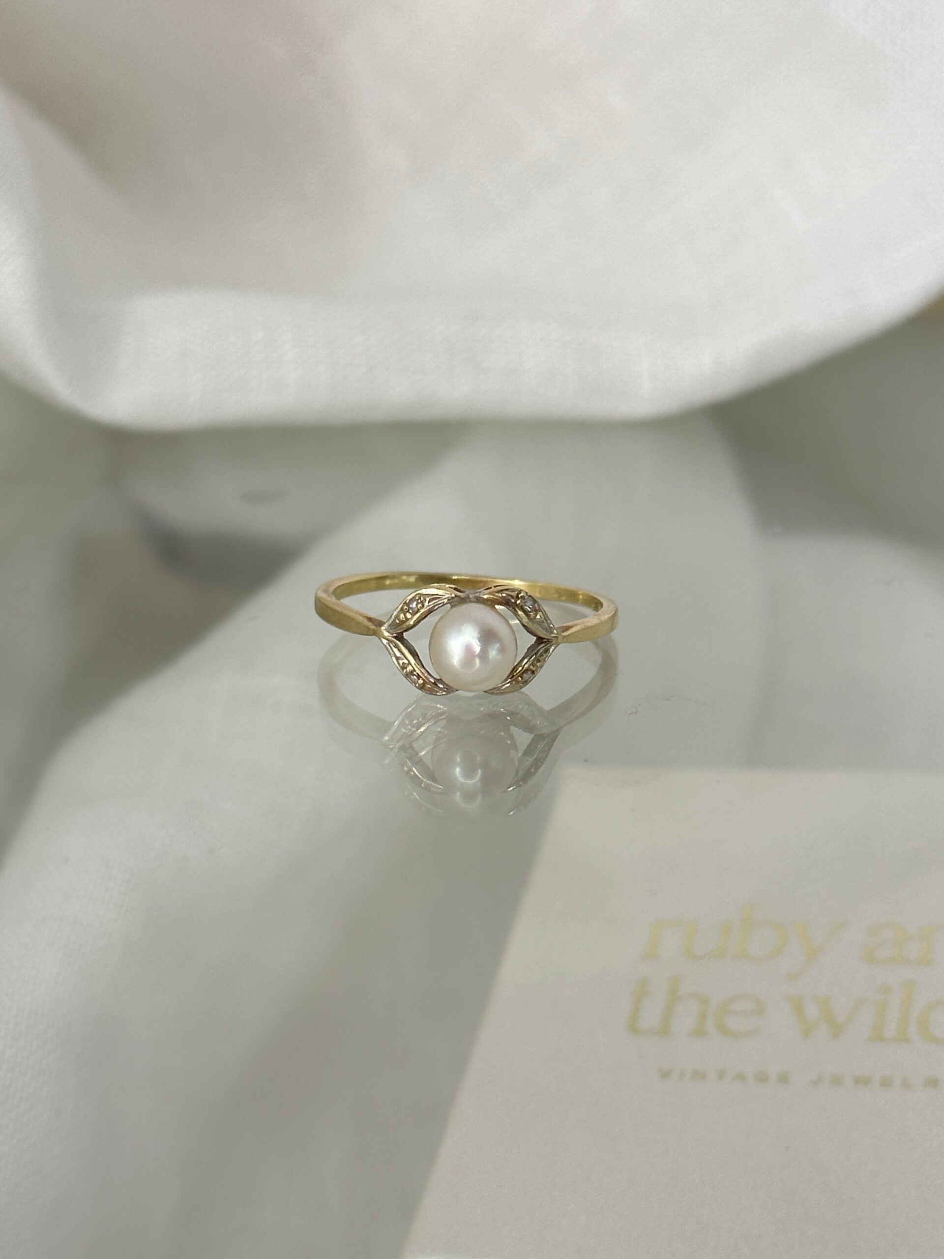 Elfie | 14ct Pearl ring