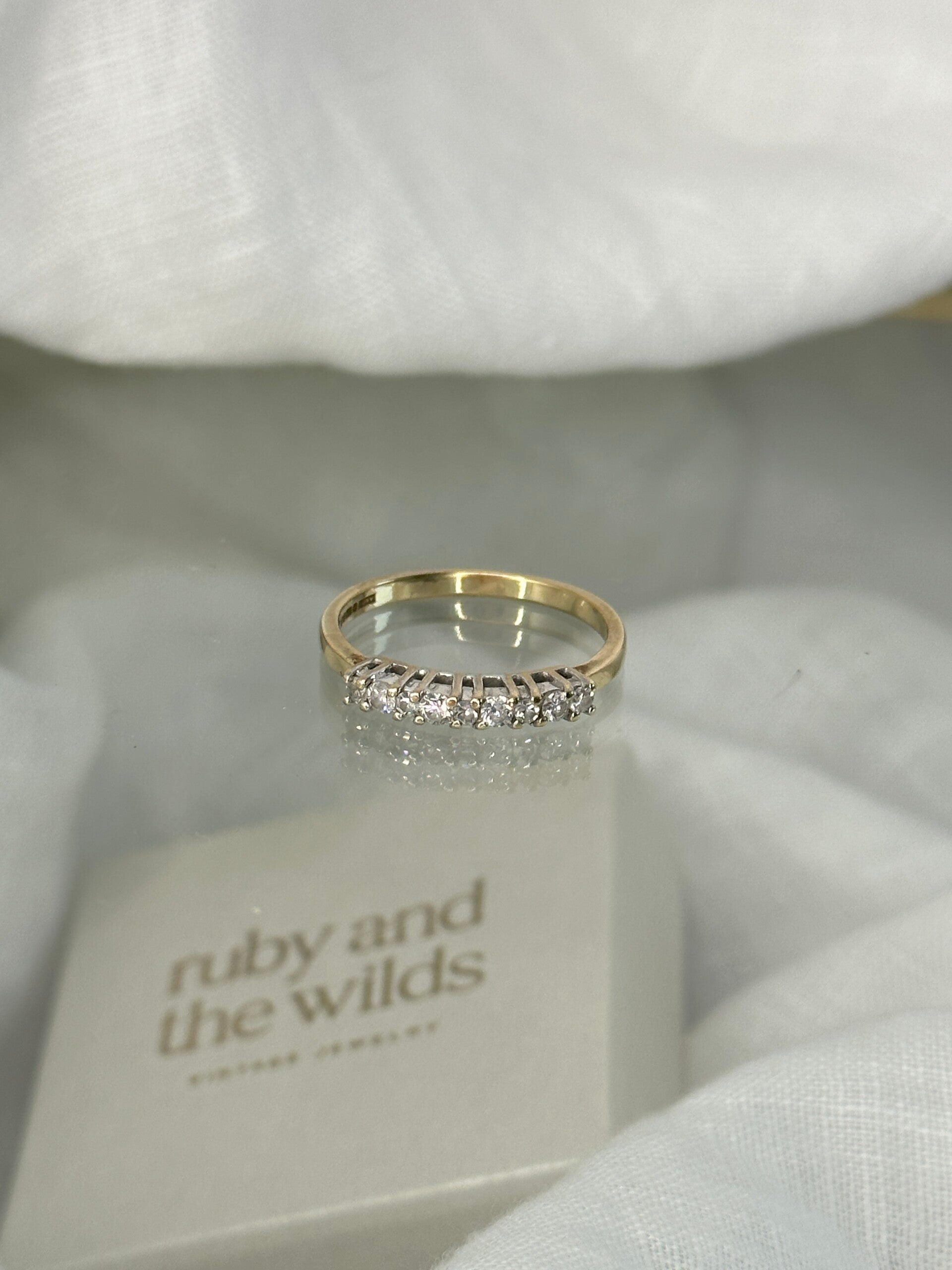 Avélie | 9ct Diamond band ring