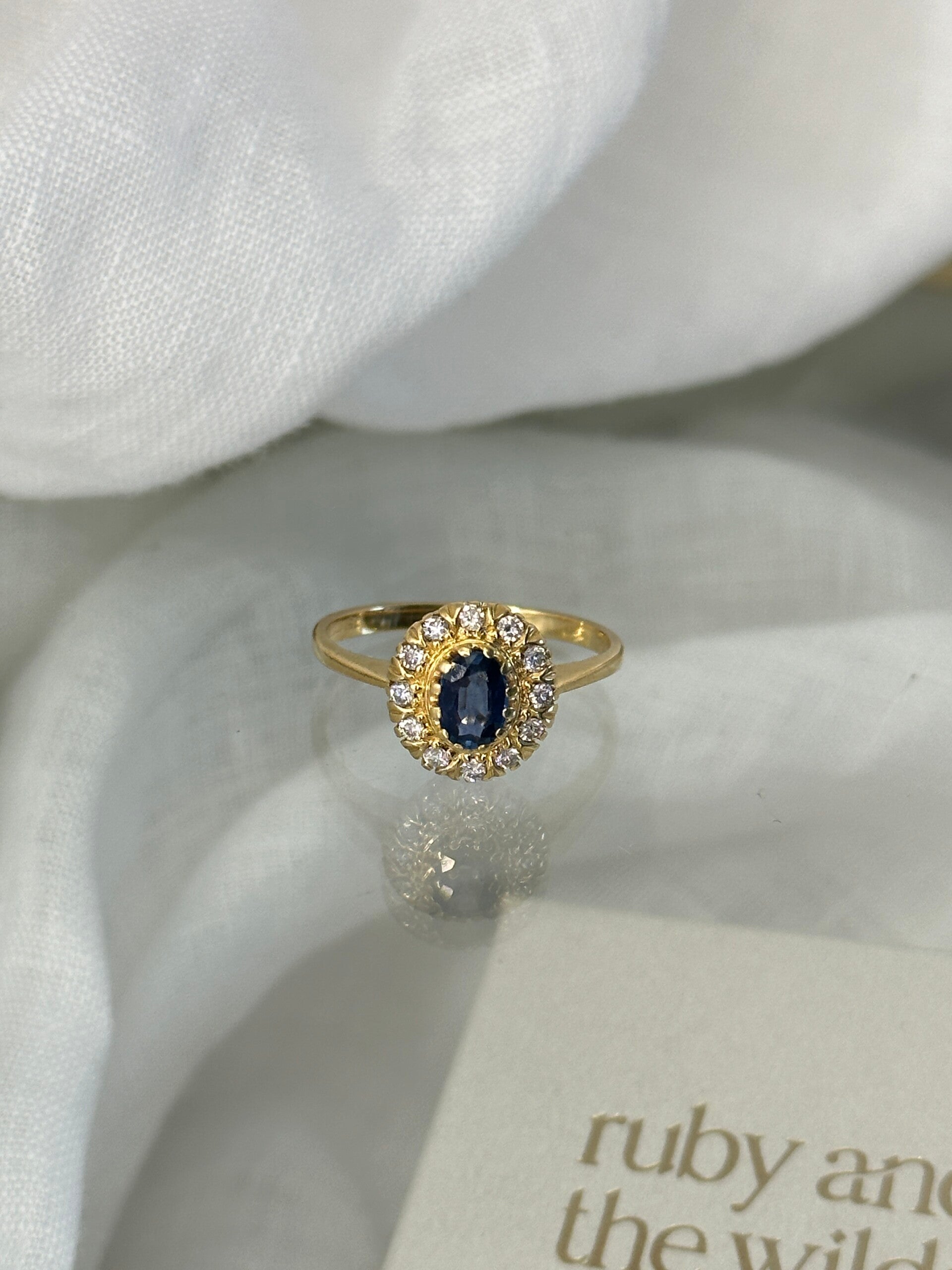 Juliette | 18ct Sapphire & Diamond ring