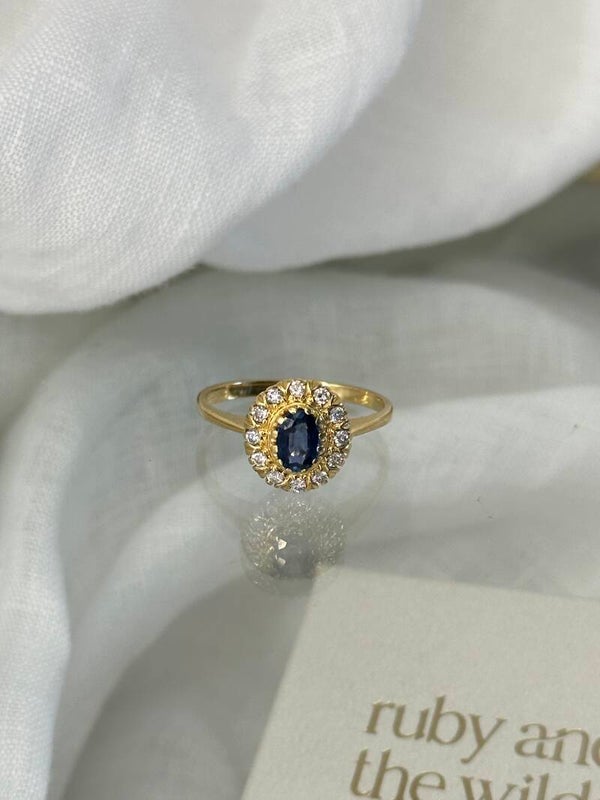 Juliette | 18ct Sapphire & Diamond ring
