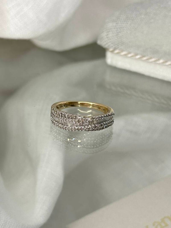 Cera | 9ct Diamond band ring 0.50cts