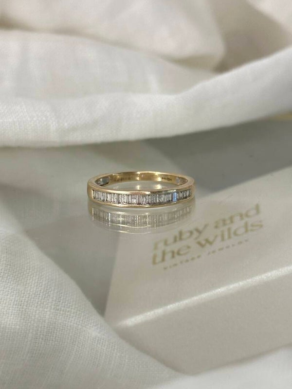 Clair | 9ct Baguette diamond ring