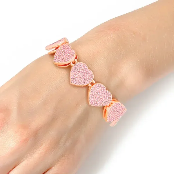 Rose Gold Heart Bracelet