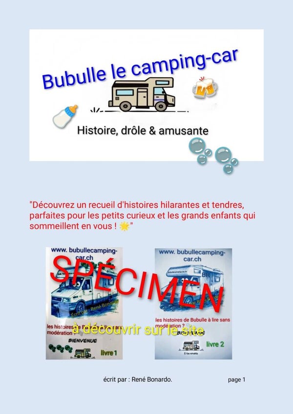 Histoire de Bubulle le camping-car