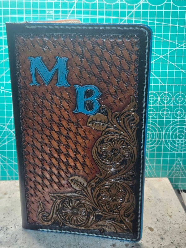 Leather Journal Hand Tooled