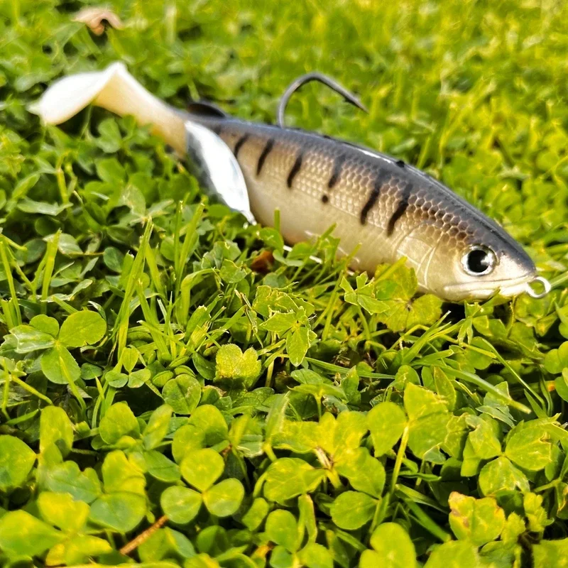 Leurre souple armé Magnet Pike shad Zander 140 - Adam's