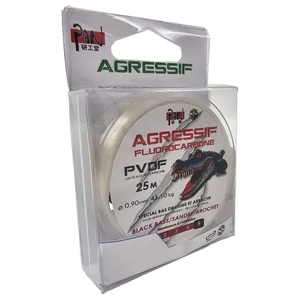 Nylon PAN Fluorocarbone PVDF Autain Agressif Brochet  25m