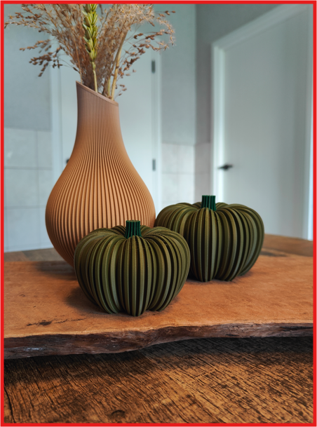 Kunst pompoen (army green)