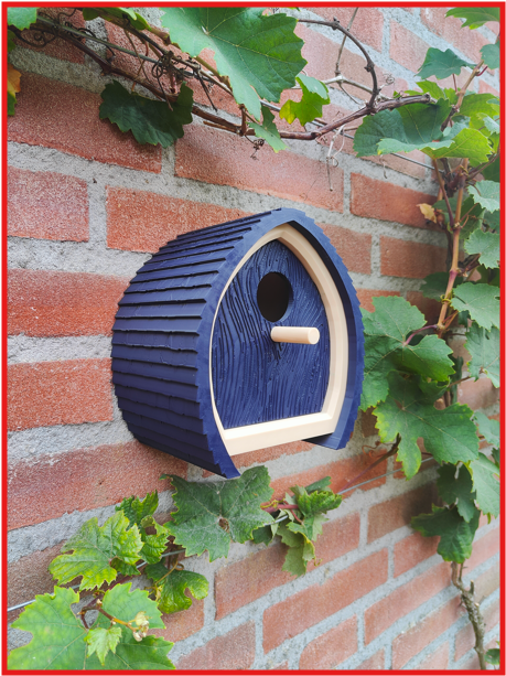Vogelhuisje | blauw & beige edition