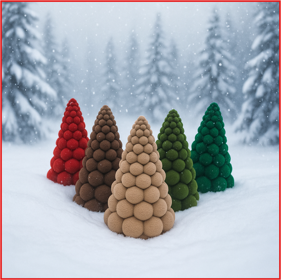 Fuzzy Christmas tree