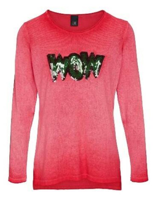 Feinstrickpullover m. Pailletten WOW
