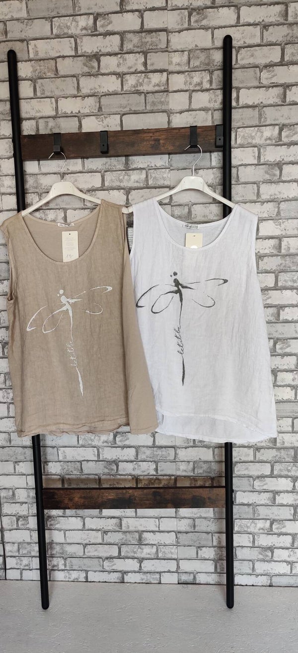 Leinenshirt Libelle