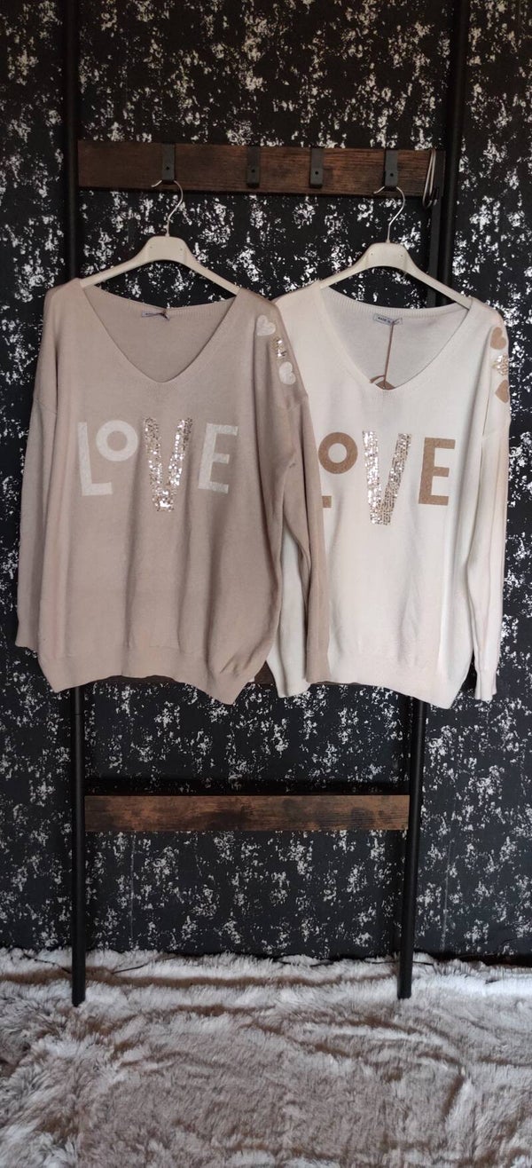 Strickpulli LOVE