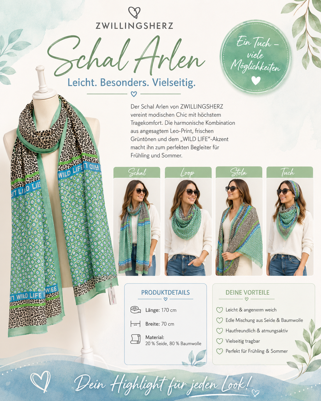 Schal "Arlen"