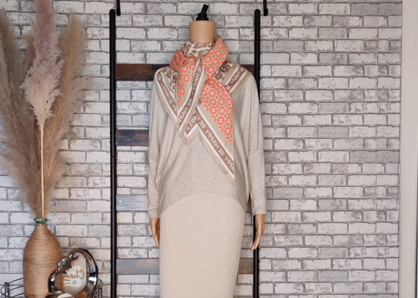 Dreieckstuch "Happy Leo"