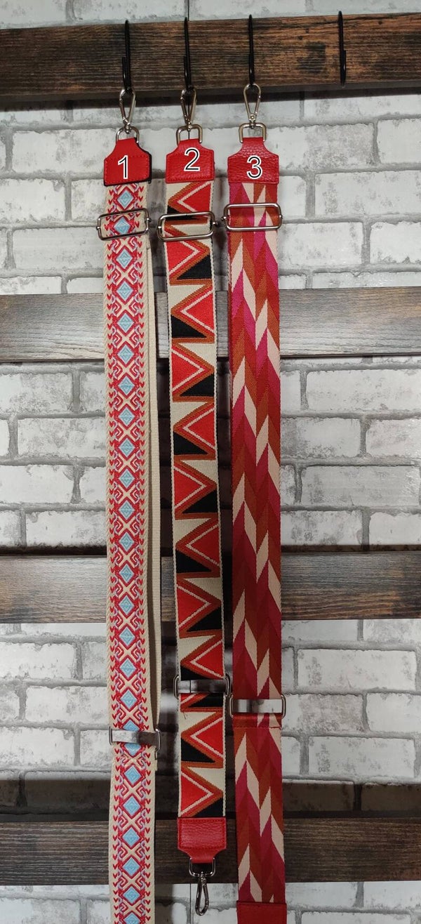 Wechselgurt für Taschen/Crossbodybag in Rot