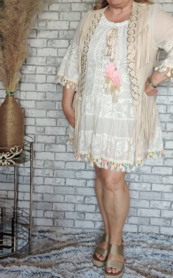 süsses Ibiza Bohokleid/Tunika