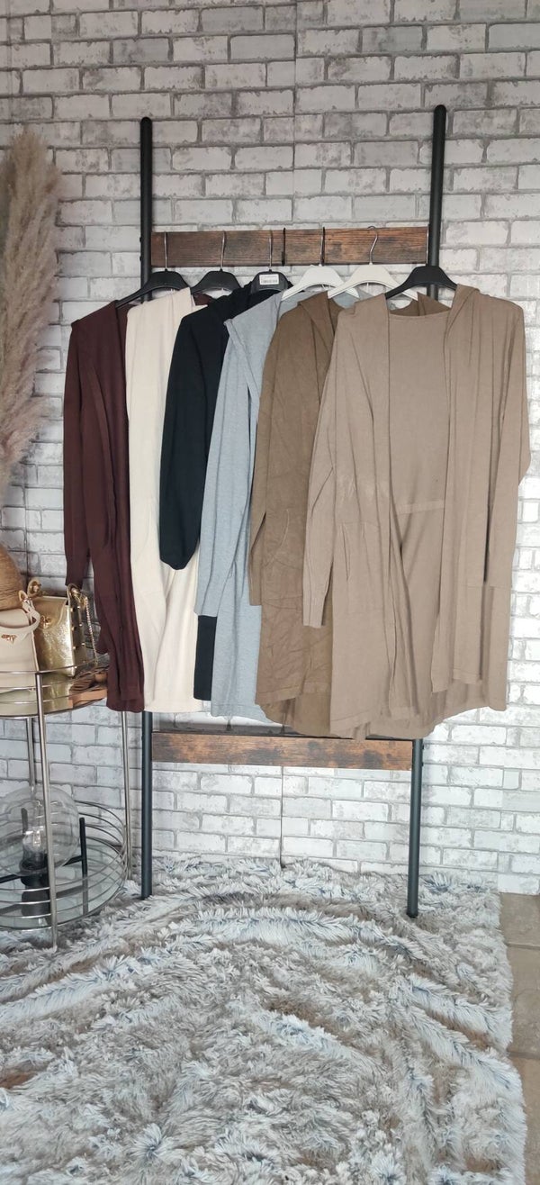 Allrounder tolle Strickjacke mit Kapuze