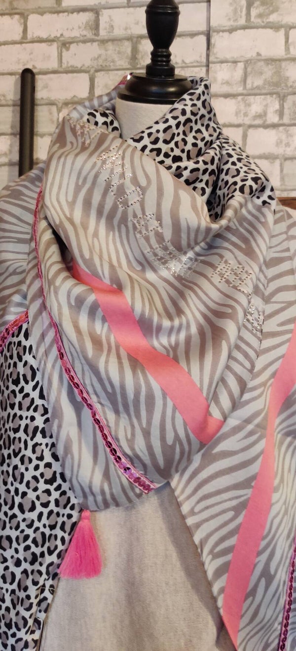 edles Dreieckstuch Animalprint von Zwillingsherz