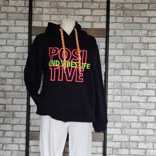 Zwillingsherz Hoodie Positive Mind Vibes