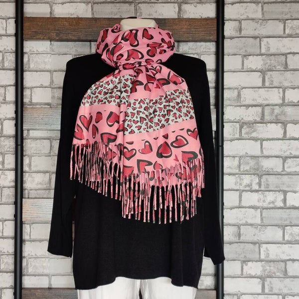Schal Paschmina "Sweatheart" pink