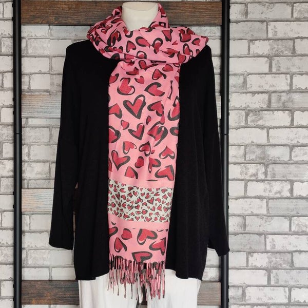 Paschmina Schal Sweat Heart Pink