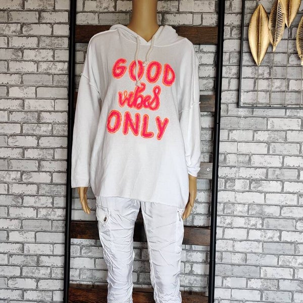 Zwillingsherz Hoodie "Good Vibes Only"