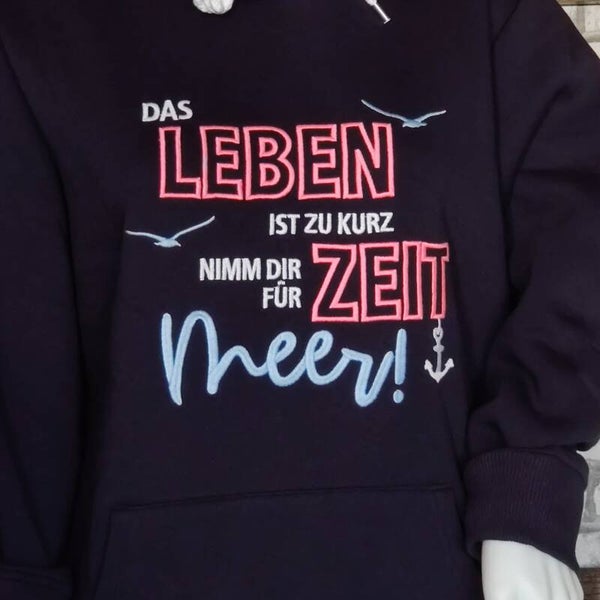 Hoodie "Zeit für Meer"