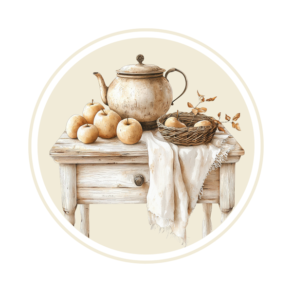 Tafeltje theepot met fruit 2